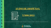 Aviso de Dispensa de Licitação