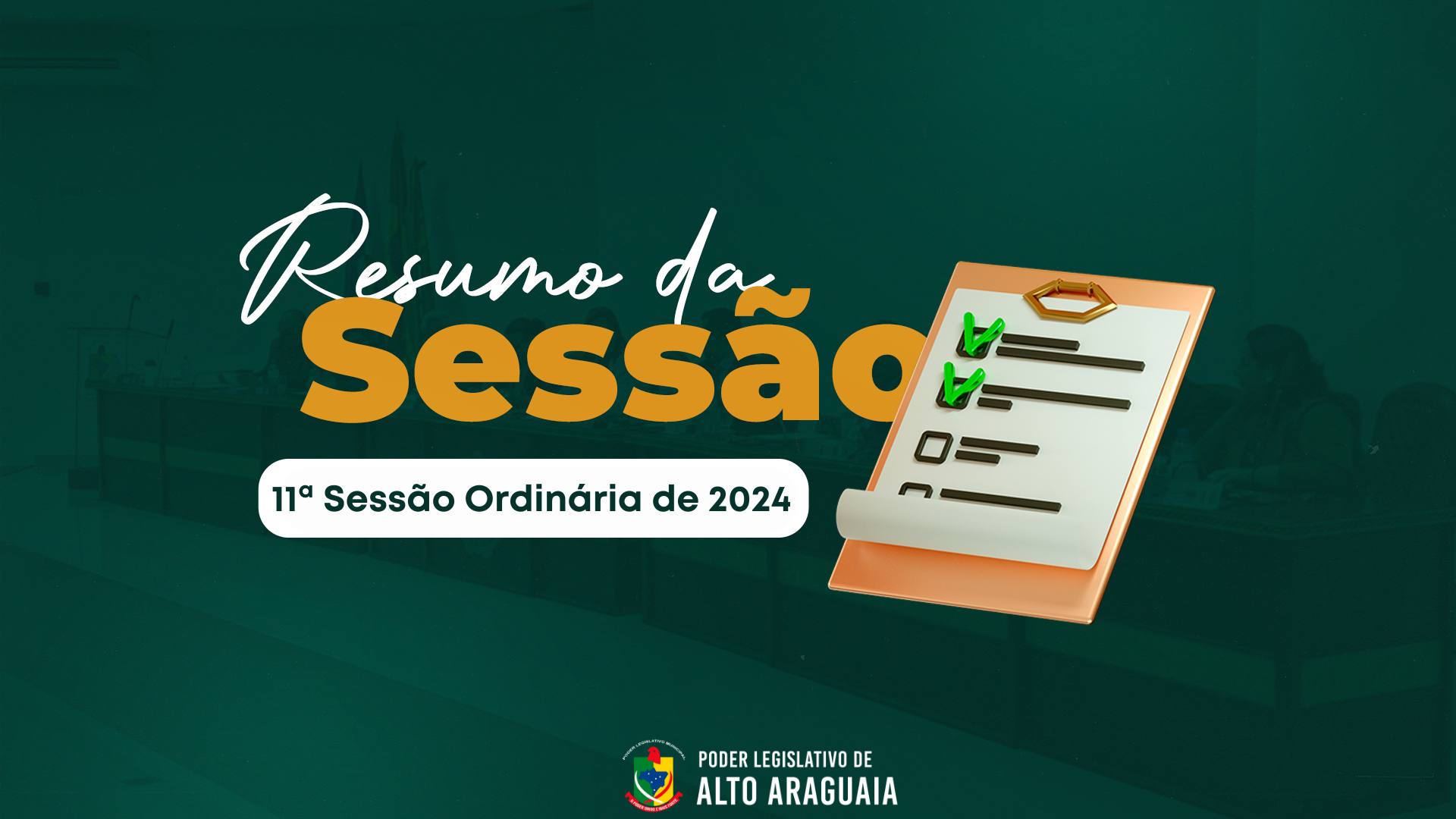 Resumo da 11ª Sessão Ordinária