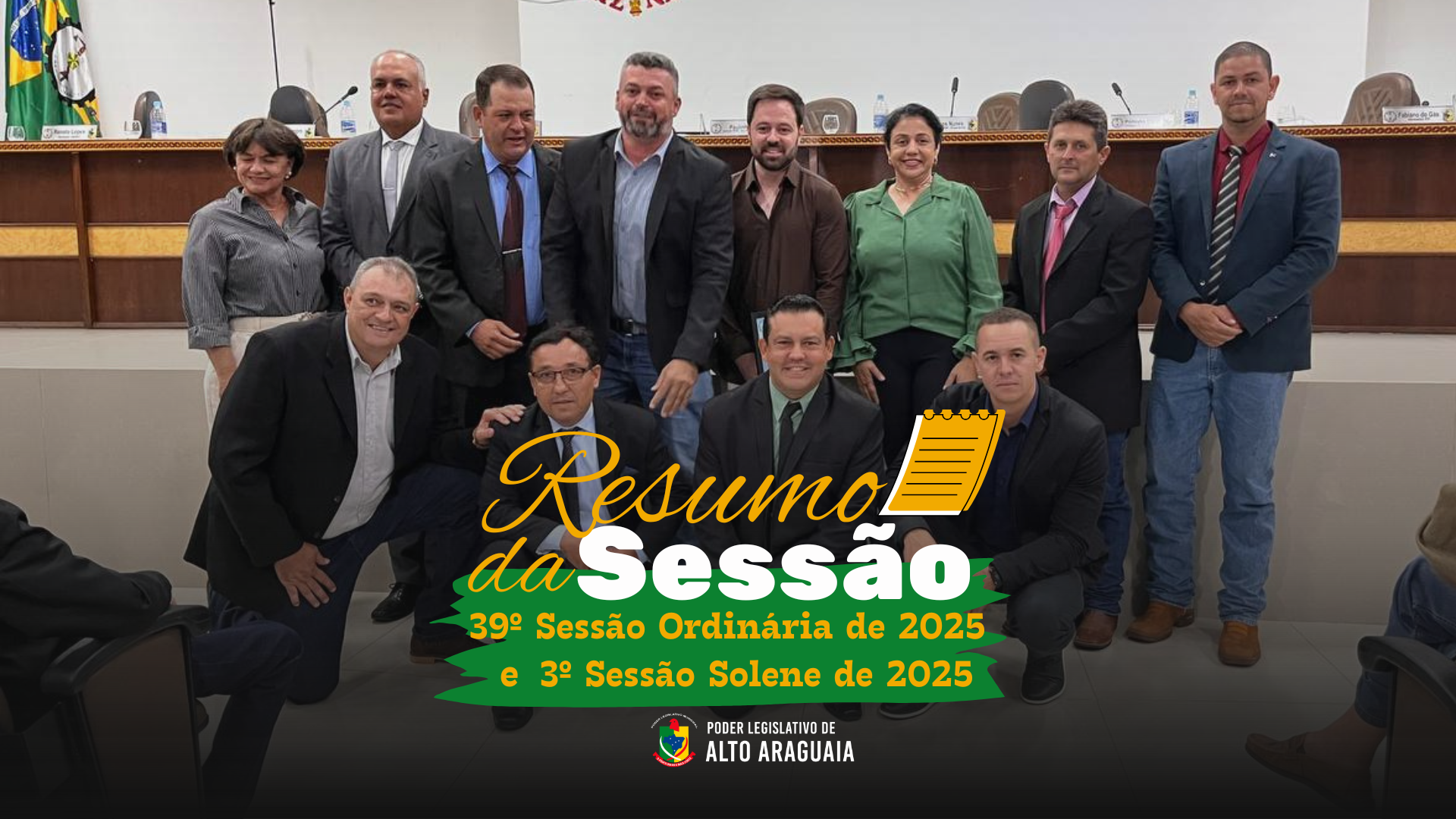 Resumo da 40ª Sessão Ordinária e 3ª Sessão Solene de 2025.
