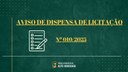 AVISO DE DISPENSA Nº 010/2025